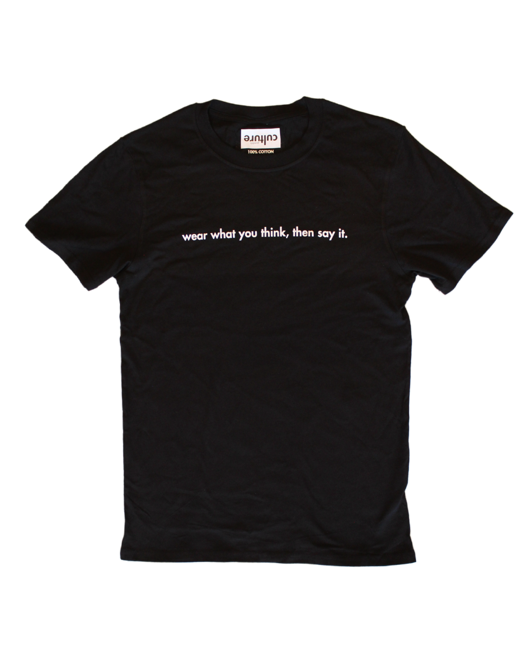 wear what you think, then say it: T-shirt